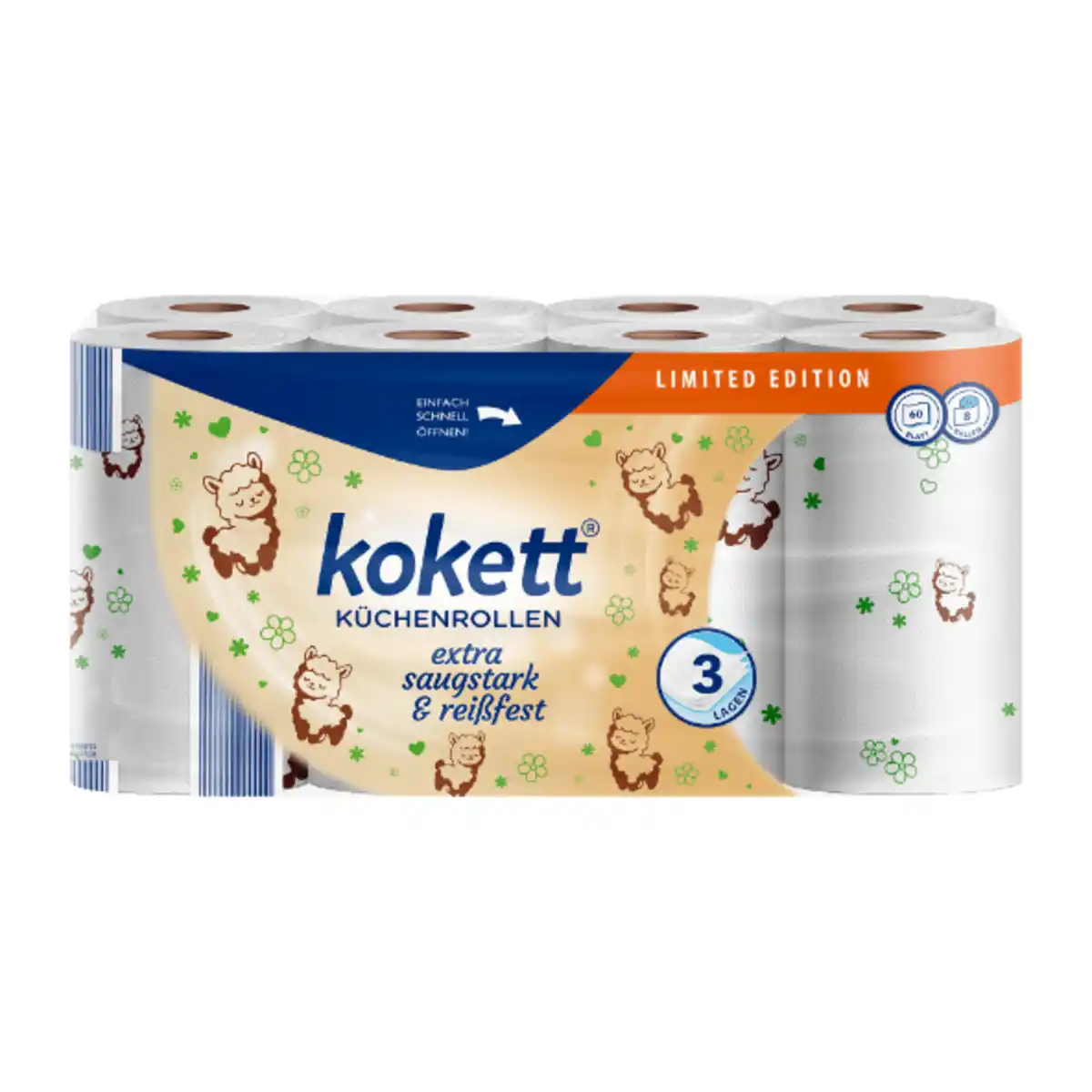 Bild 1 von KOKETT Küchenrollen 60Blatt