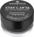 Bild 1 von essence Gel Eyeliner Stay & Play Waterproof 01 Black, 5 g
