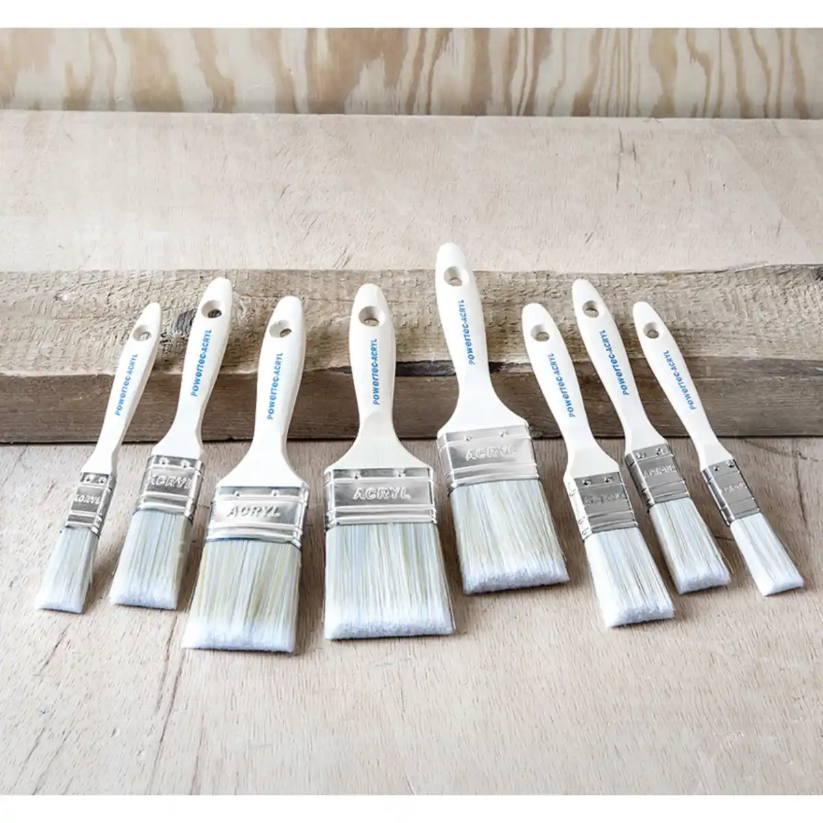 Bild 2 von Powertec Color Holz-Profi-Pinsel "PRO" 8-tlg.