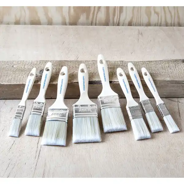 Bild 2 von Powertec Color Holz-Profi-Pinsel "PRO" 8-tlg.