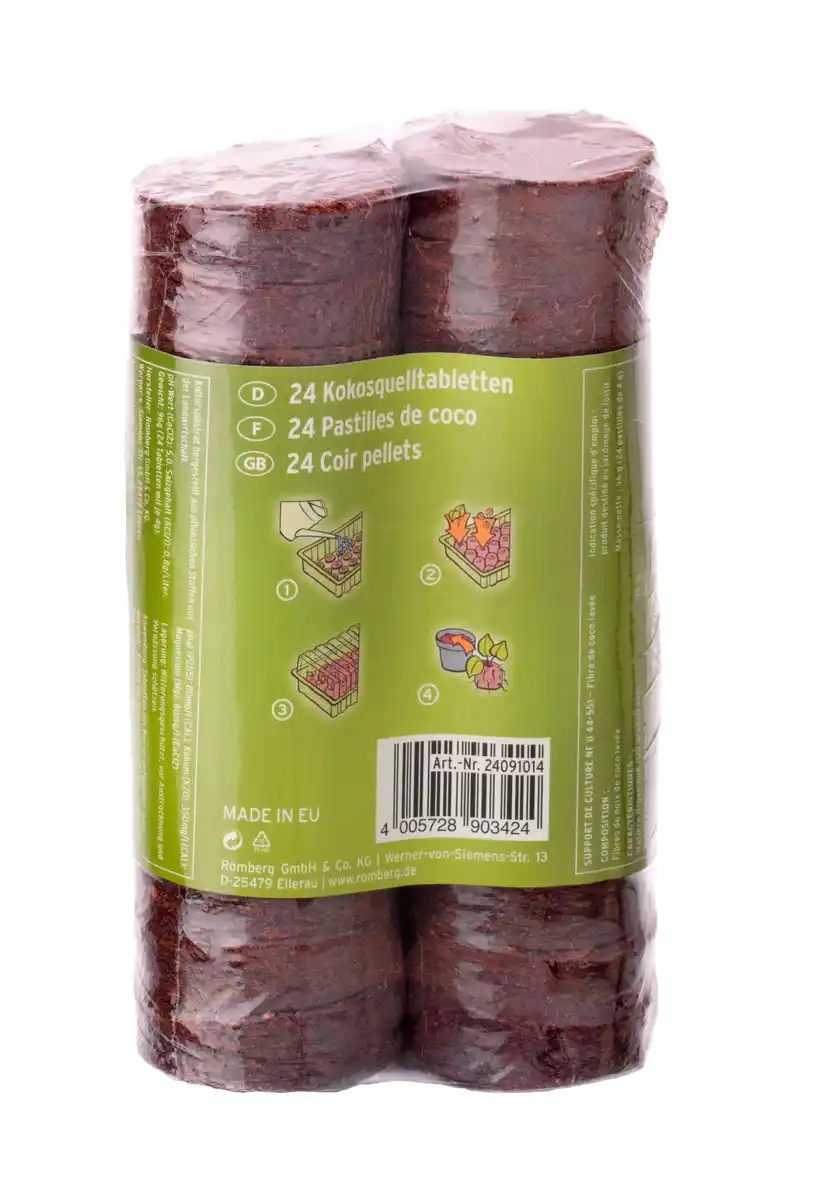 Bild 1 von Kokos-Quelltabletten 24er Pack