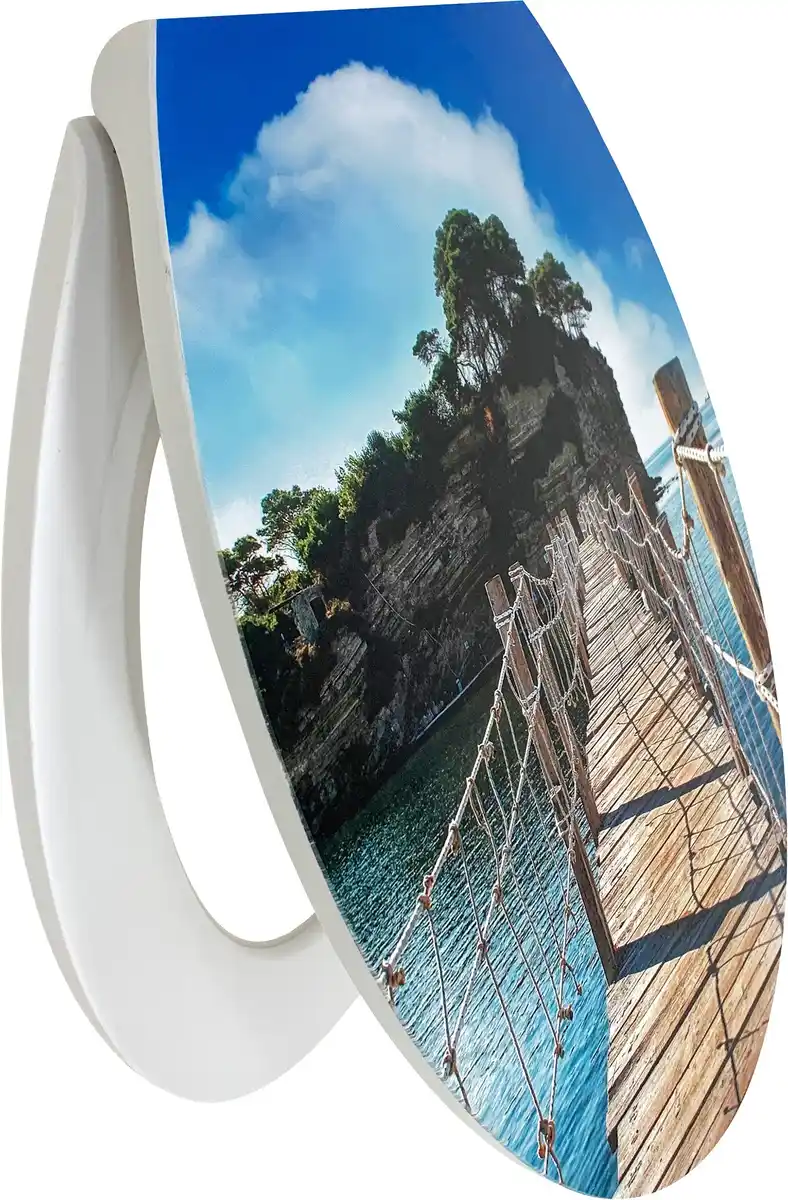 Bild 1 von Primaster WC-Sitz mit Absenkautomatik Brücke weiß