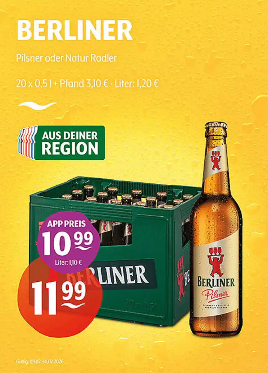 Bild 1 von BERLINER Pilsner oder Natur Radler
