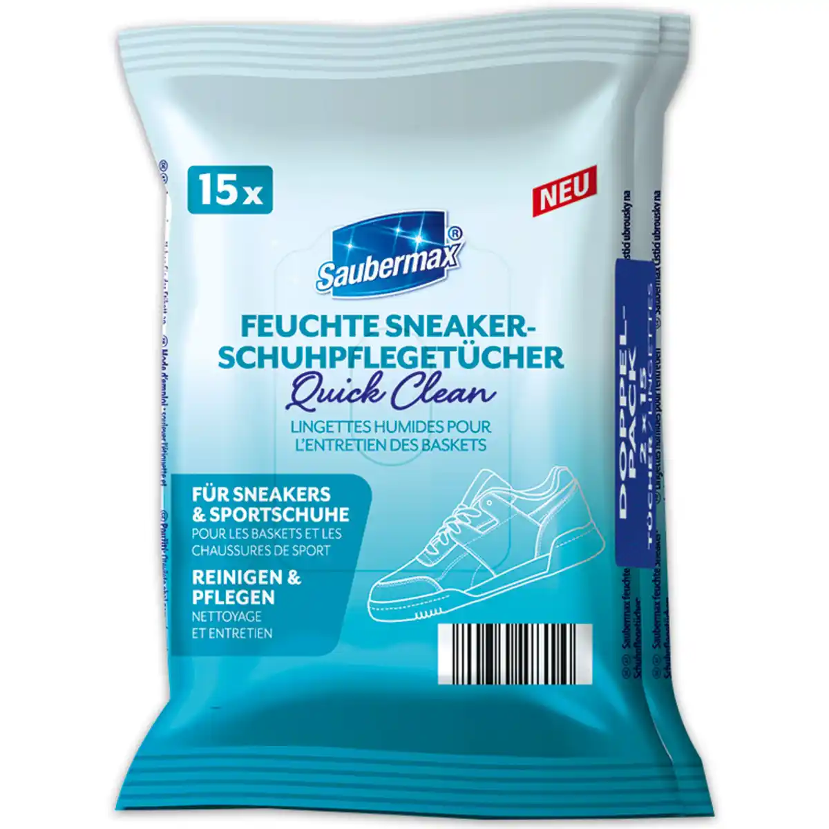 Bild 1 von Saubermax Feuchte Schuhpflegetücher