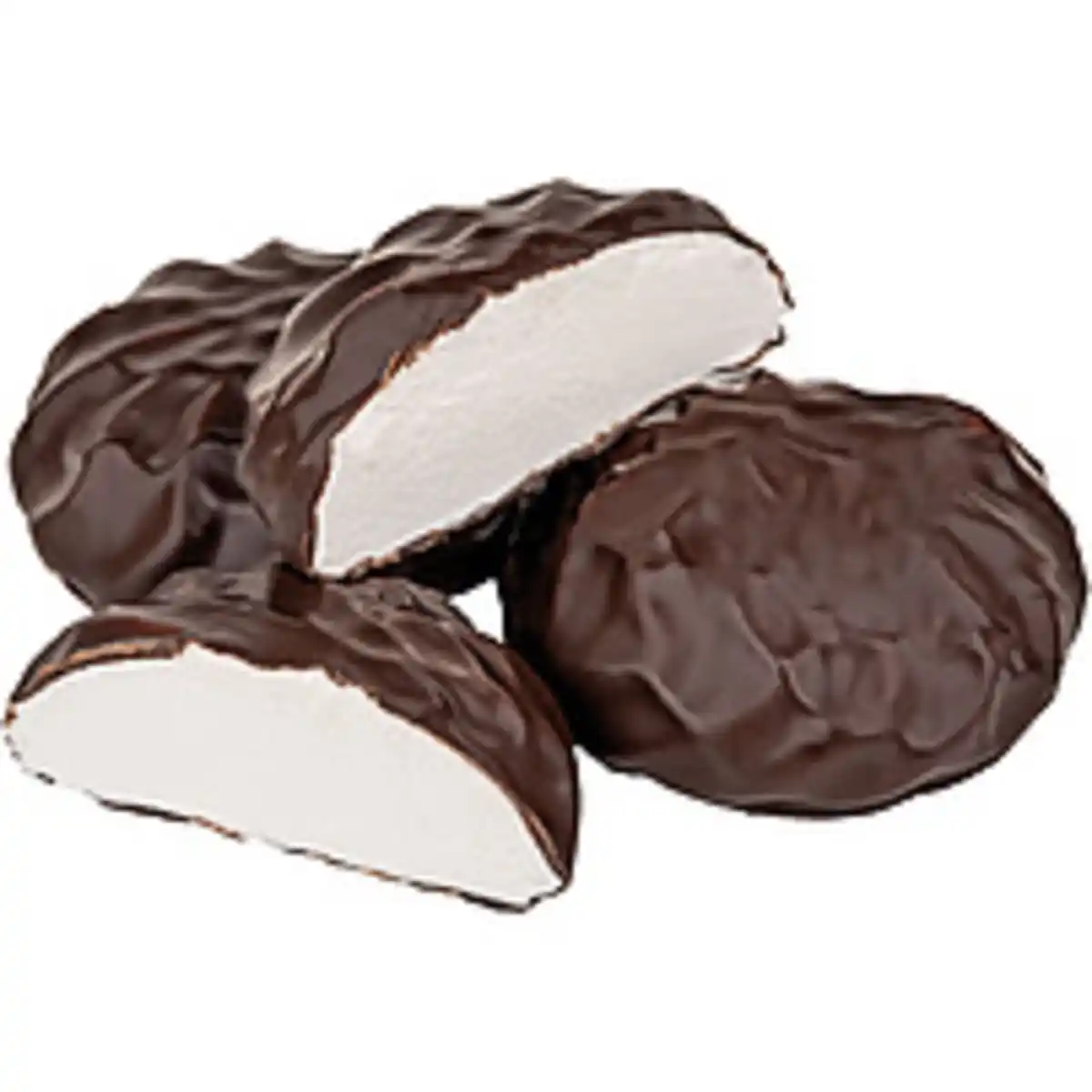 Bild 1 von Schaumzuckerware mit Vanillegeschmack in Schokolade /lose