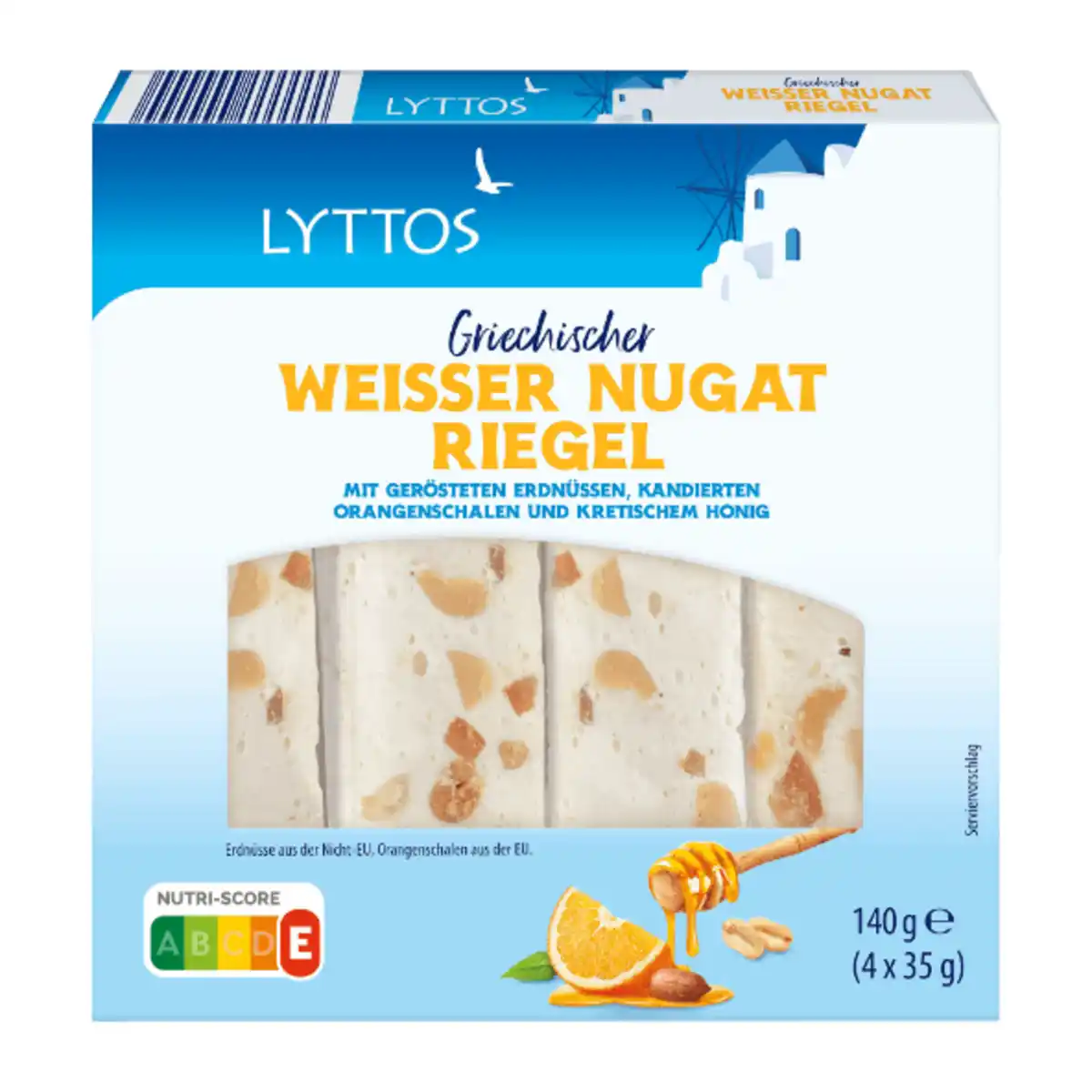 Bild 4 von LYTTOS Soft-Nougat-Riegel 35g