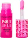 Bild 1 von REVOLUTION Lippenöl Pout Lip Oil, Raspberry Pink, 4 ml