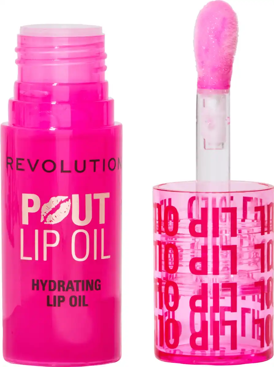 Bild 1 von REVOLUTION Lippenöl Pout Lip Oil, Raspberry Pink, 4 ml