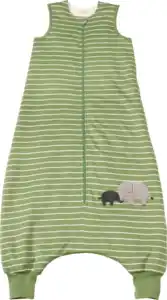 ALANA Schlafsack mit Beinen 2 TOG mit Elefanten-Motiv, grün, 110 cm, 1 St