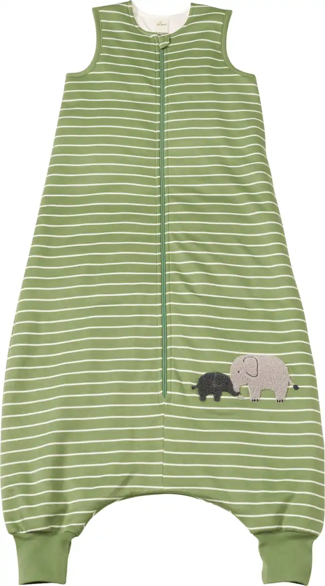 Bild 1 von ALANA Schlafsack mit Beinen 2 TOG mit Elefanten-Motiv, grün, 110 cm, 1 St
