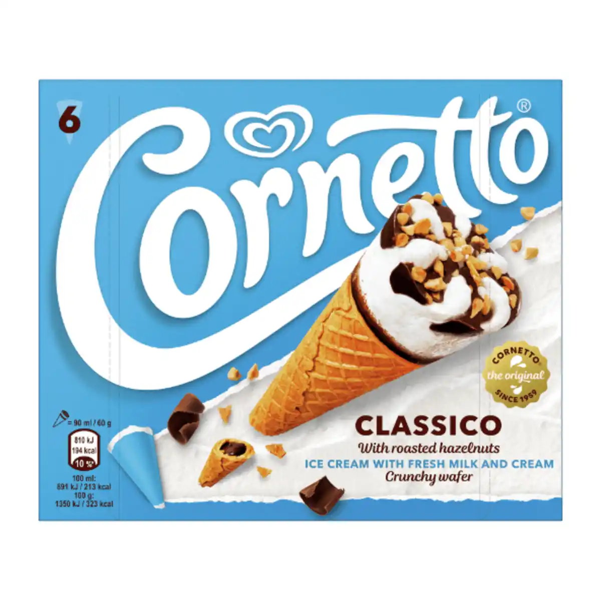 Bild 1 von LANGNESE Cornetto-Eis Classico 540ml