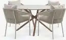 Bild 1 von SANDVIG Ø120 Tisch + 4 GILJA beige