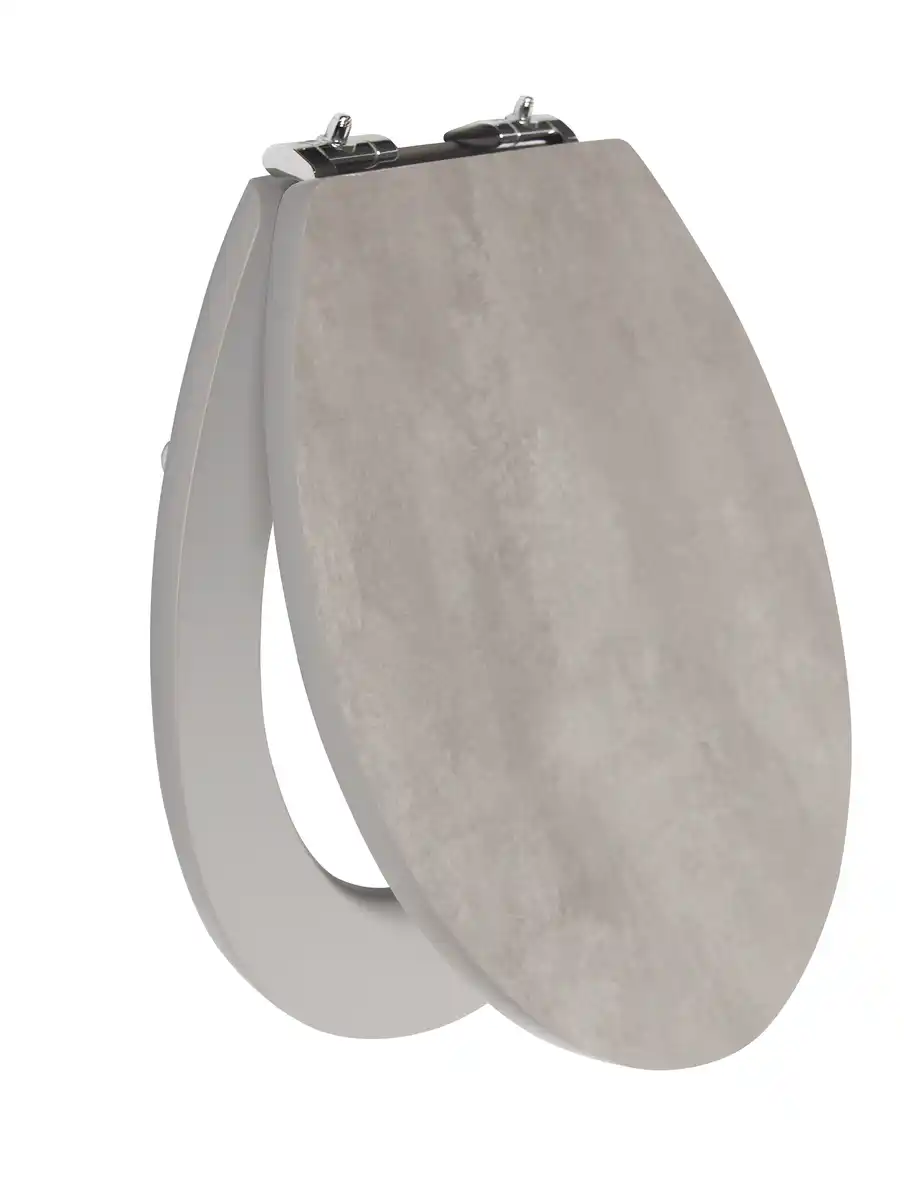 Bild 1 von Primaster WC-Sitz mit Absenkautomatik Betonoptik dunkelgrau