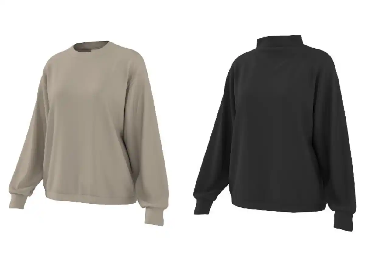 Bild 1 von esmara® Damen Premium-Loungewear-Pullover