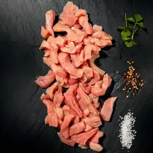 Gut Langenhof Hähnchen Oberkeulen Geschnetzeltes