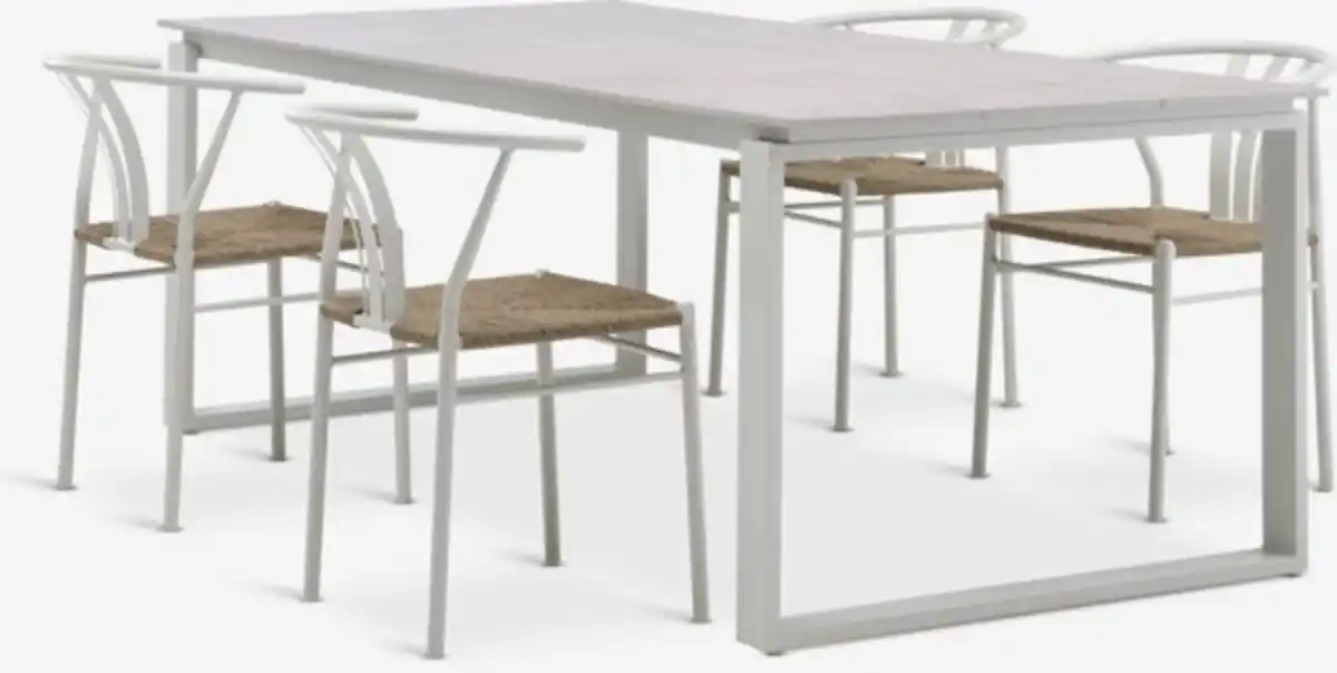 Bild 1 von SONNERUP L215 Tisch + 4 TAGMARK Stuhl beige