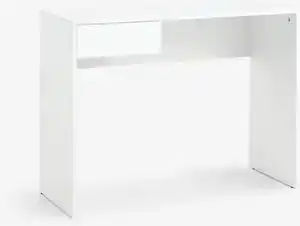 Schreibtisch KNABSTRUP 40x100 1 Schublade weiß