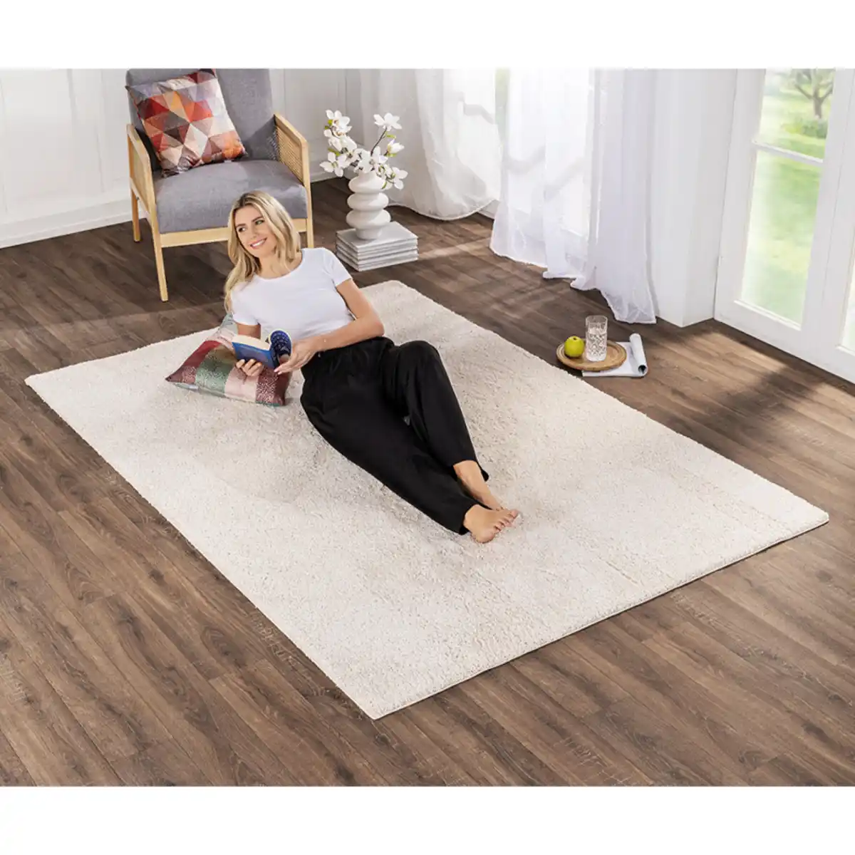 Bild 1 von Multimat XXL-Hochflor-Teppich "Nightlife Deluxe"