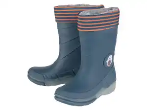 lupilu® Kleinkinder Jungen Regenstiefel mit Licht und Warmfutter SEBS (Blau, 24/25)