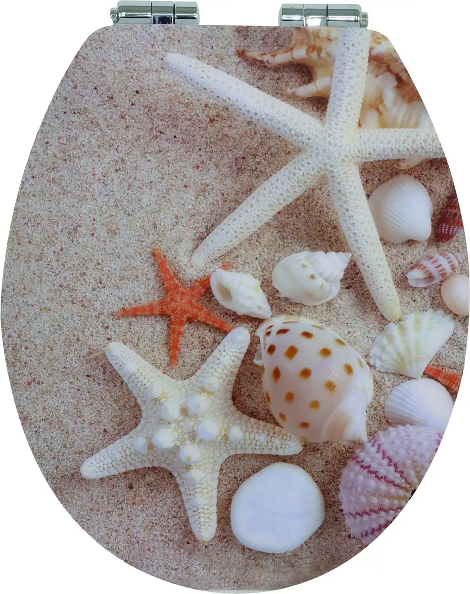 Bild 1 von Primaster WC-Sitz mit Absenkautomatik Seestern weiß