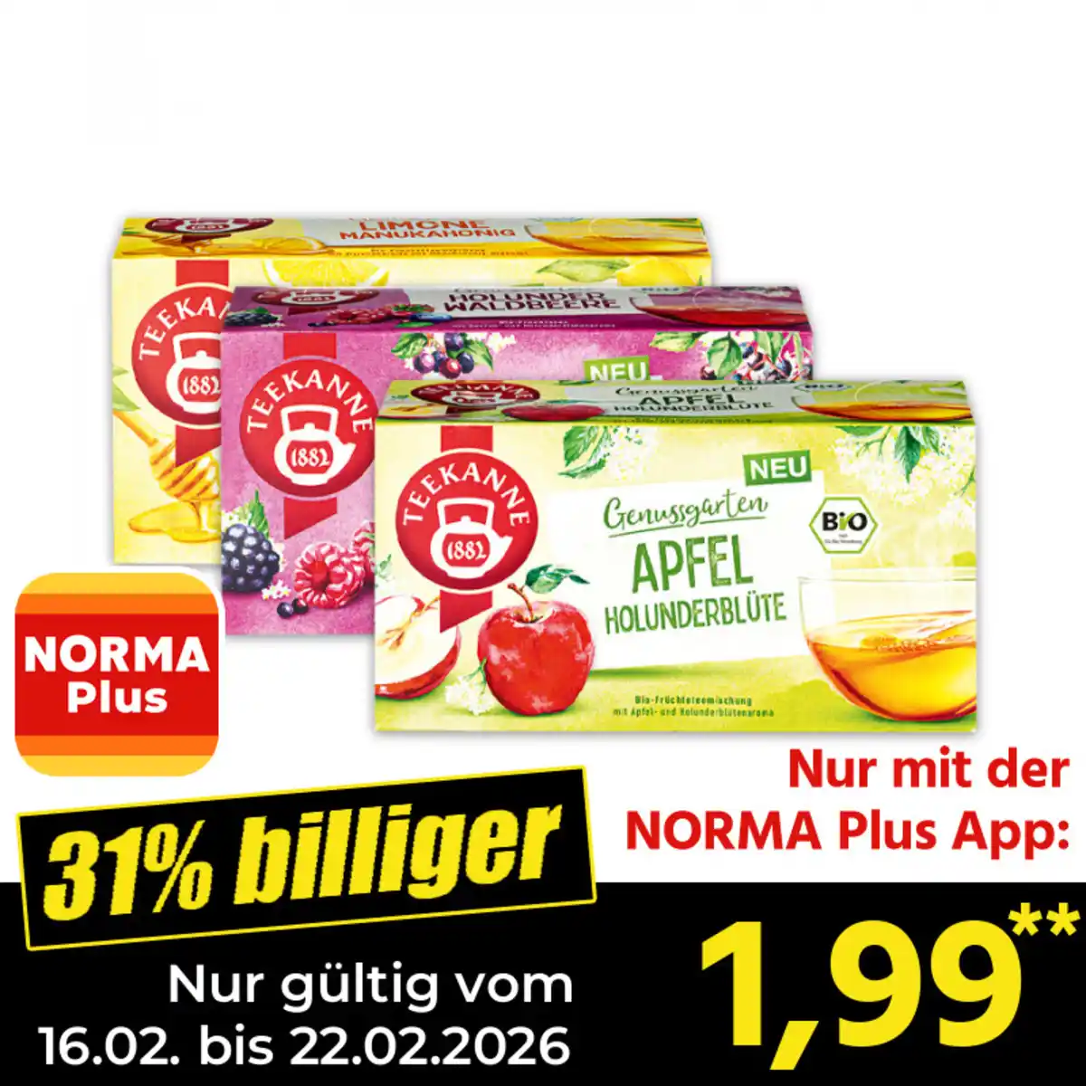 Bild 1 von Teekanne Bio-Tee Genussgarten