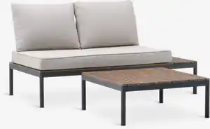 Lounge-Set HOU 2Pers. Hartholz