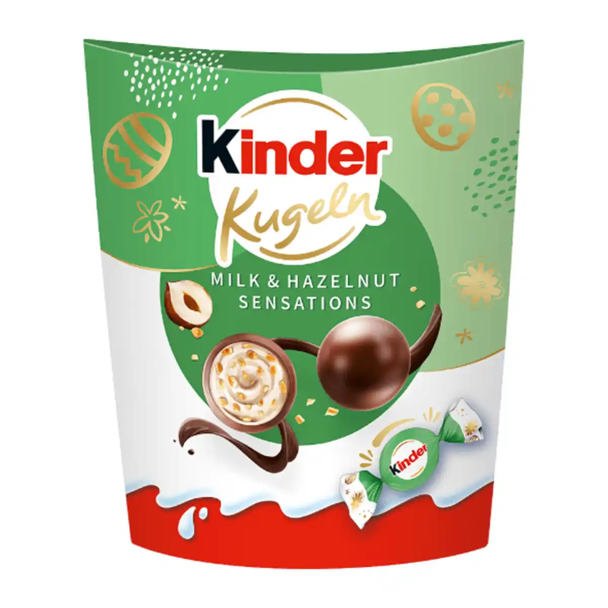 Bild 1 von FERRERO Kinder Kugeln Milk & Hazelnut 90g