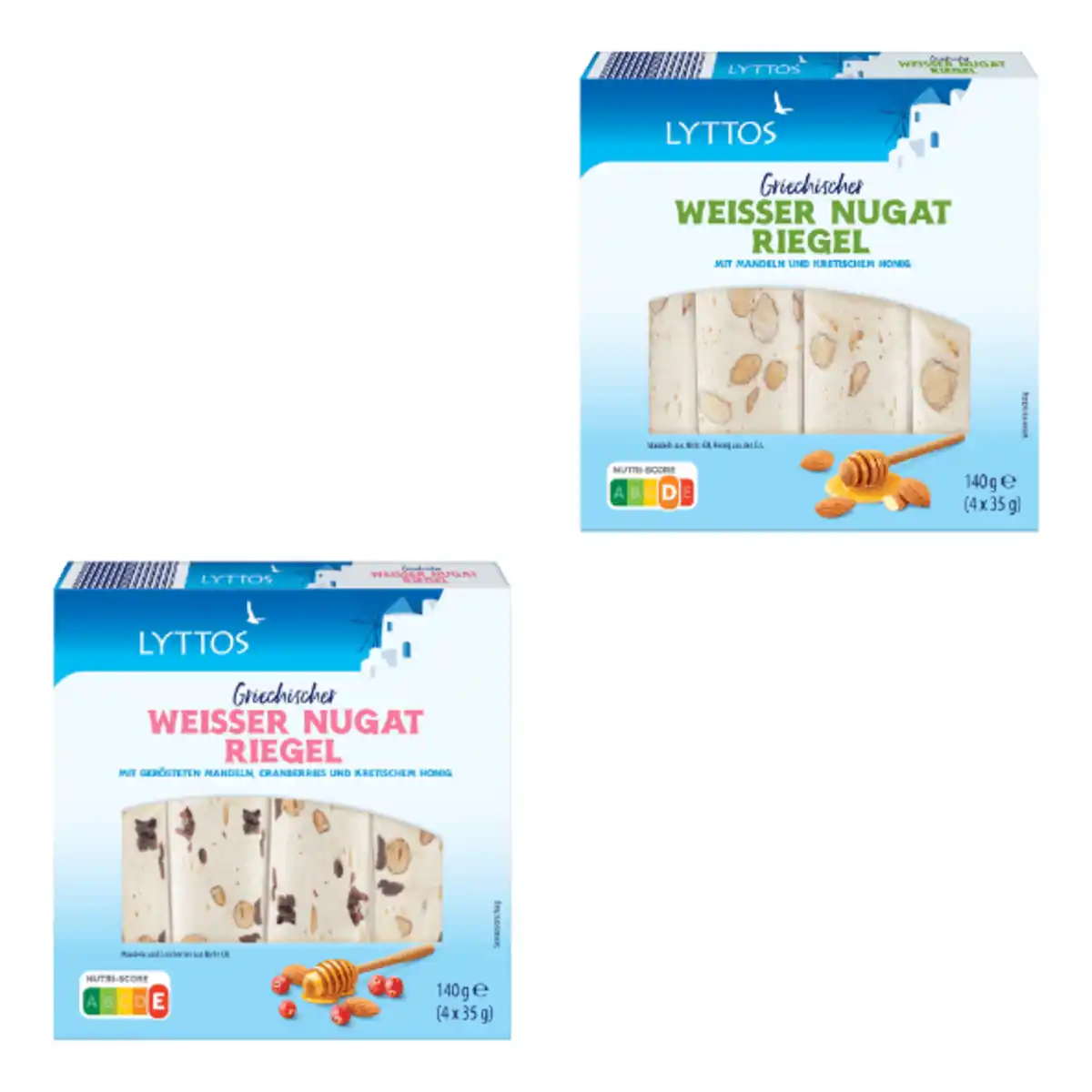 Bild 1 von LYTTOS Soft-Nougat-Riegel 35g