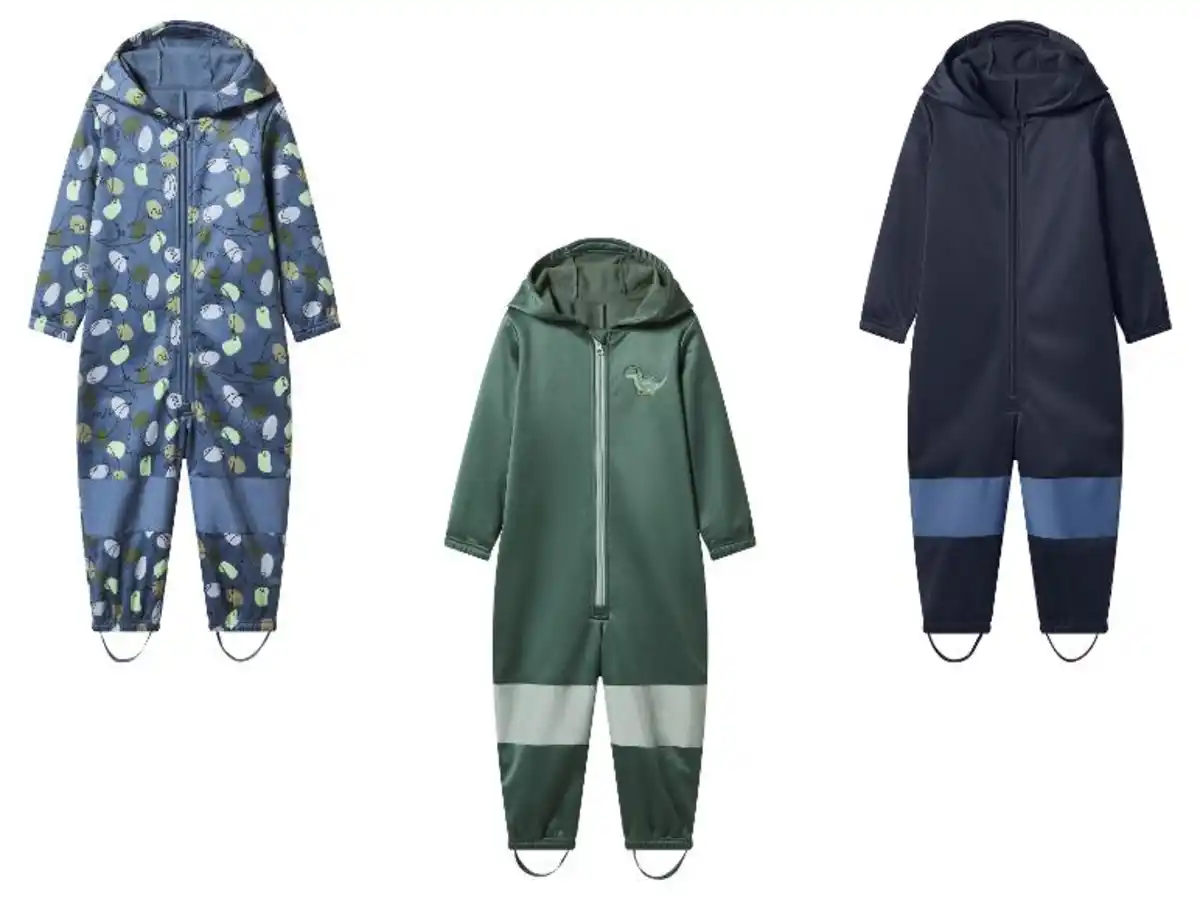 Bild 1 von lupilu® Kinder Matsch- und -Buddel-Softshelloverall