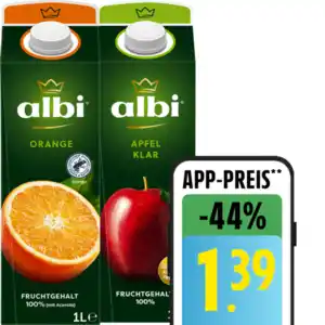 albi Fruchtsaft oder Nektar