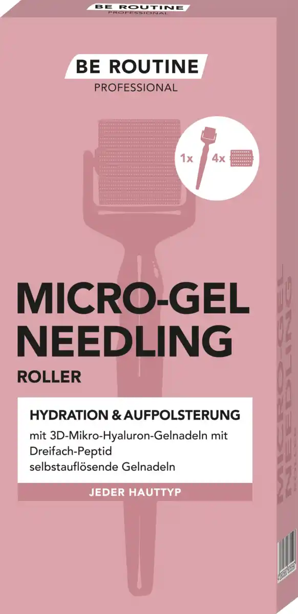 Bild 1 von BE ROUTINE Gesichtsroller Set Micro Gel Needling 5tlg, 1 St