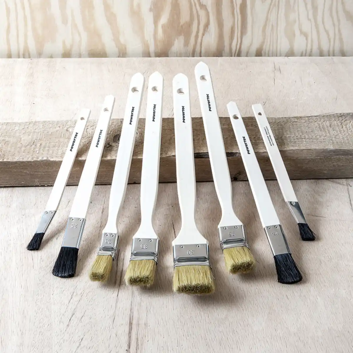 Bild 3 von Powertec Color Holz-Profi-Pinsel "PRO" 8-tlg.