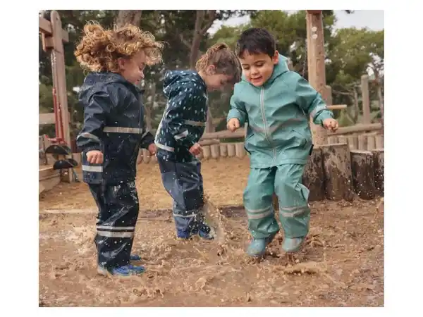 Bild 3 von lupilu® Kleinkinder Regenstiefel mit Licht und Warmfutter