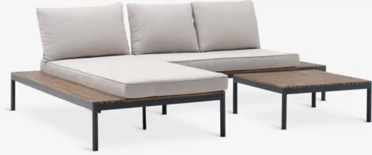 Bild 1 von Modulares Lounge-Set HOU 3Pers. Hartholz