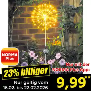 I-Glow LED-Solar-Leuchte "Pusteblume"