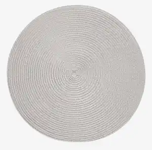 Tischset KUNGSMYNTA Ø38 silbergrau