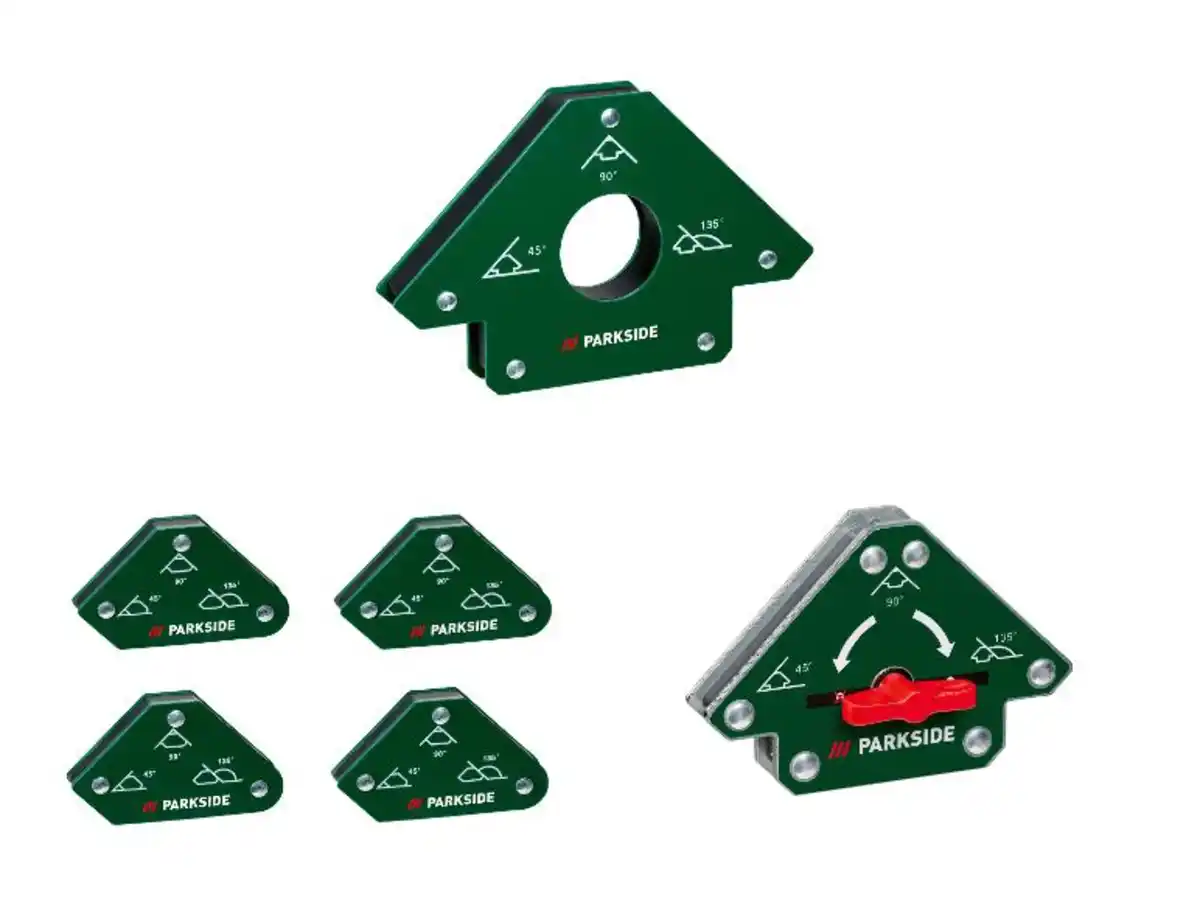 Bild 1 von PARKSIDE® 5-Zoll-Magnethalter / Mini-Schweißmagnet-Set / Schaltbarer Schweißmagnet