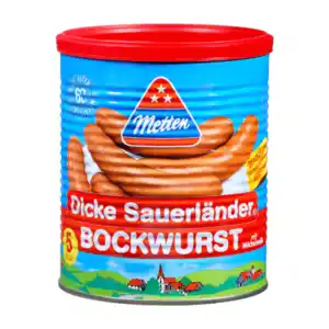 METTEN Dicke Sauerländer Bockwurst 845g