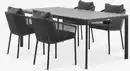 Bild 1 von KUMLA L200 Tisch + 4 GILJA Stühle grau