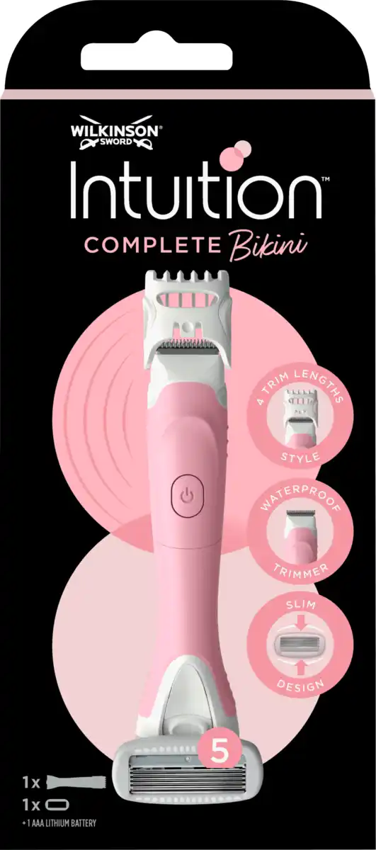 Bild 1 von WILKINSON SWORD Bikini Trimmer, Intuition Complete Bikini, 1 St