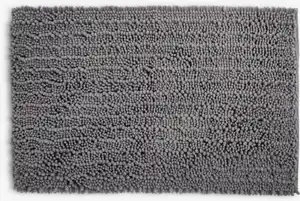 Badematte ROSVIK 50x80 Chenille hellgrau