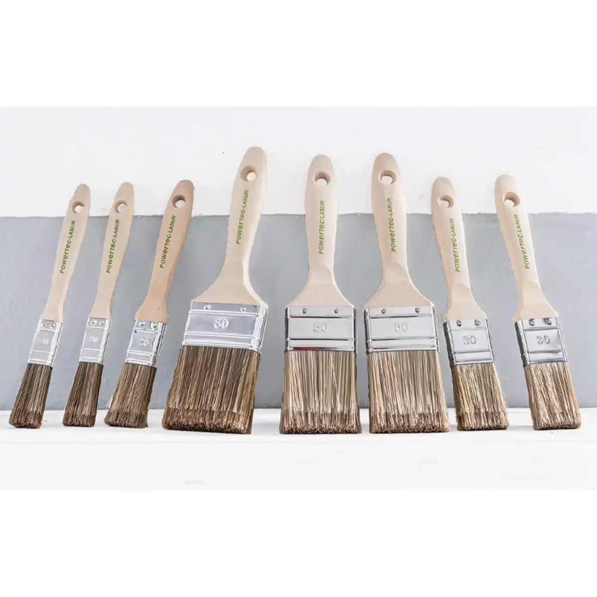 Bild 1 von Powertec Color Holz-Profi-Pinsel "PRO" 8-tlg.