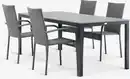 Bild 1 von MARIELYST L205 Tisch + 4 GUDHJEM Stühle grau