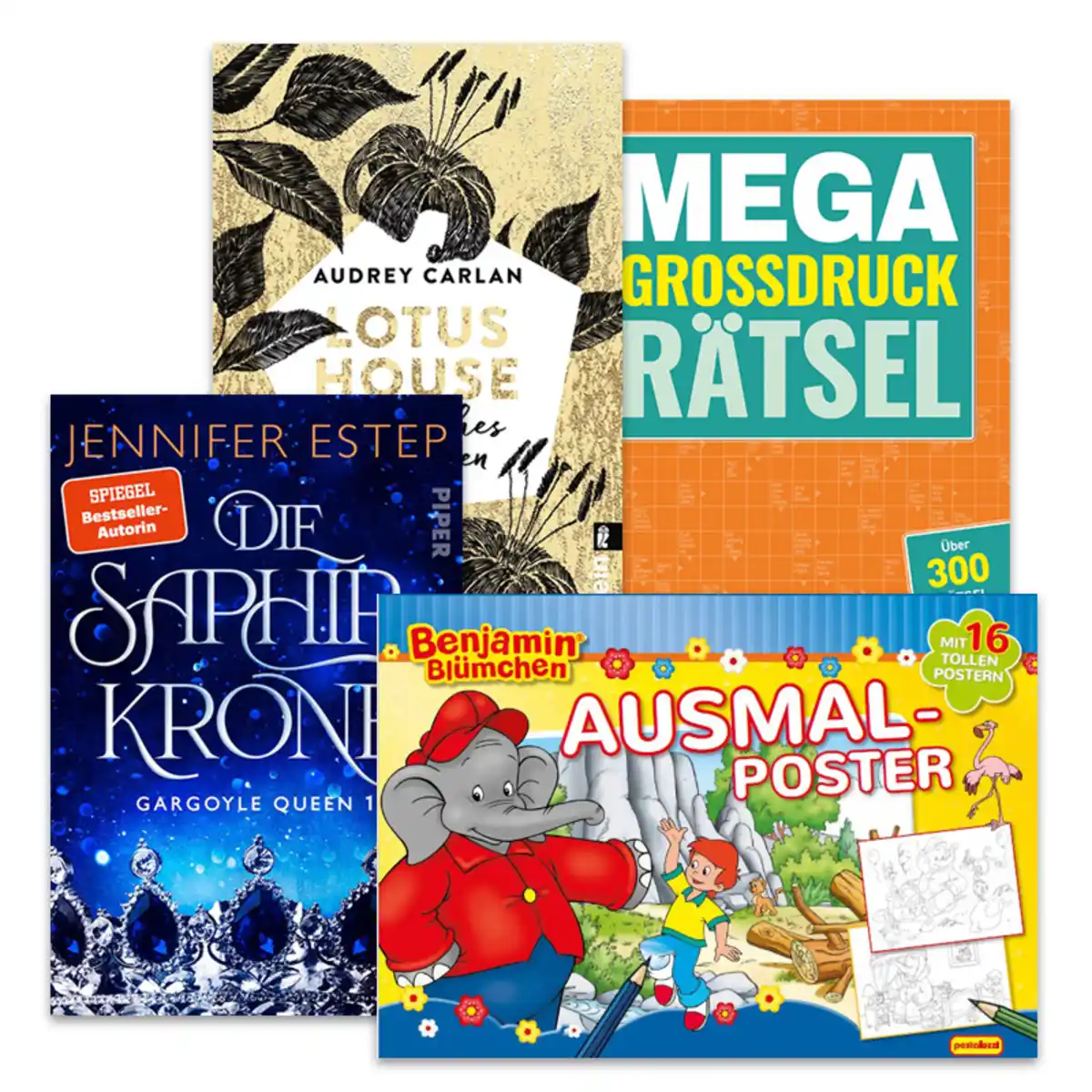 Bild 1 von Romane / Rätsel / Ausmalposter