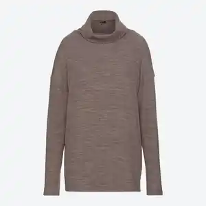 Damen-Rollkragen-Pullover mit Fledermaus-Ärmel