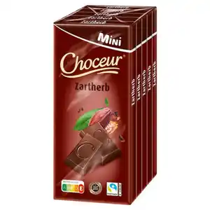 CHOCEUR Mini Tafeln 200 g, Zartherb