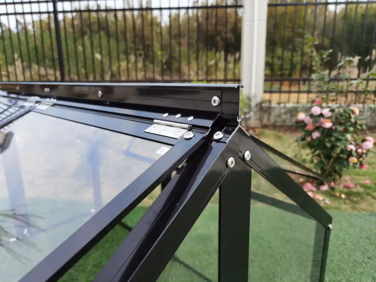 Bild 4 von Garten-Hochbeet mit Dach-/ Frühbeet ca. 80 x 120 x 44 cm Silber