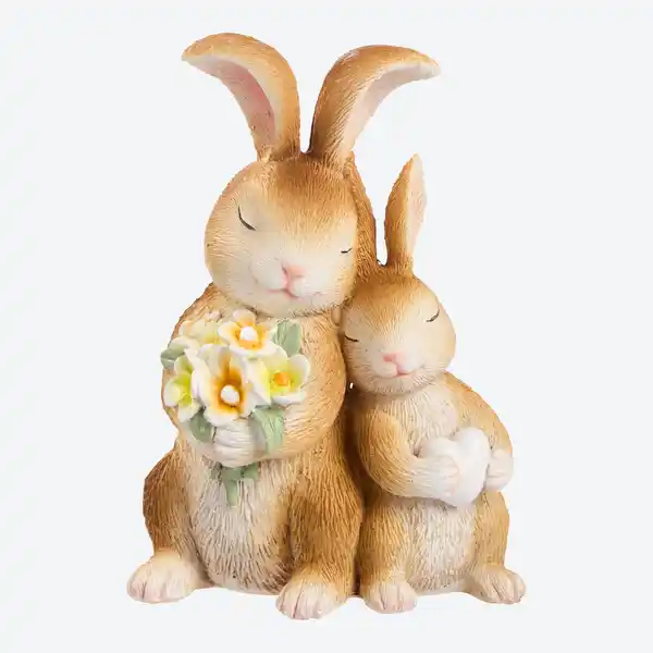 Bild 3 von Deko-Hasenpaar, ca. 8,5x11x15 cm