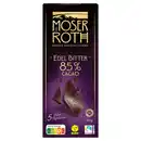 Bild 1 von MOSER ROTH Edelbitter-Schokolade 125 g, Zartbitter 85 % Kakao