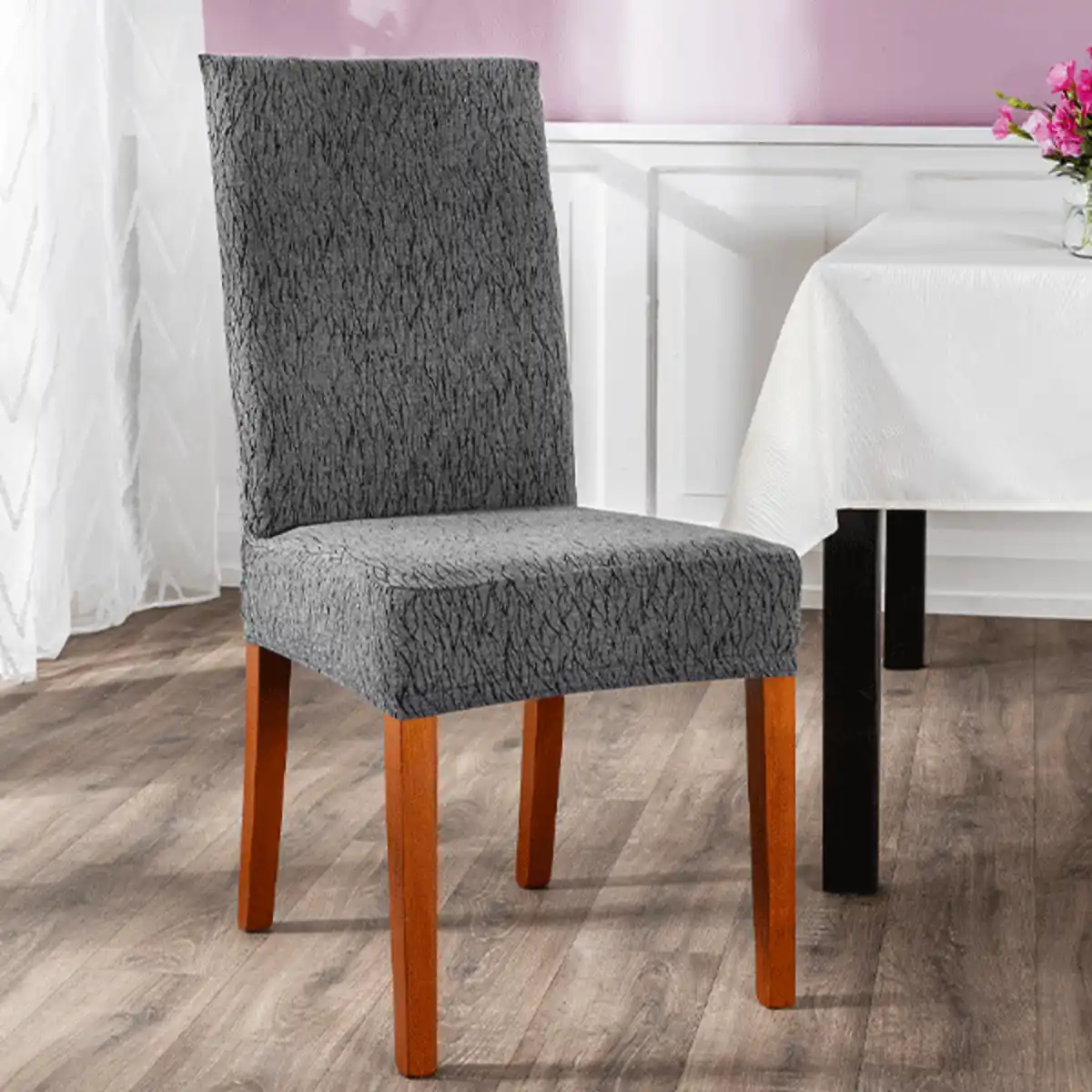 Bild 1 von Jacquard-Strech-Stuhlhusse